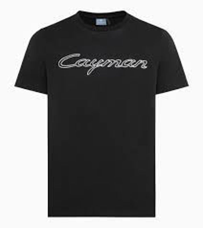 Siyah Cayman Tshirt resmi