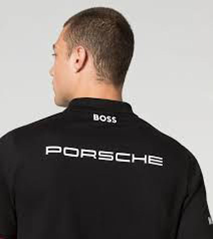 Siyah Boss Erkek Tshirt resmi