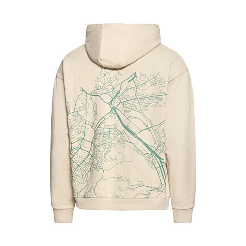 Kapüşonlu sweatshirt, unisex, Cayenne Electric Urban koleksiyonu S resmi