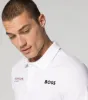 Porsche Erkek Boss Polo (Beyaz) - Motorsport XL resmi