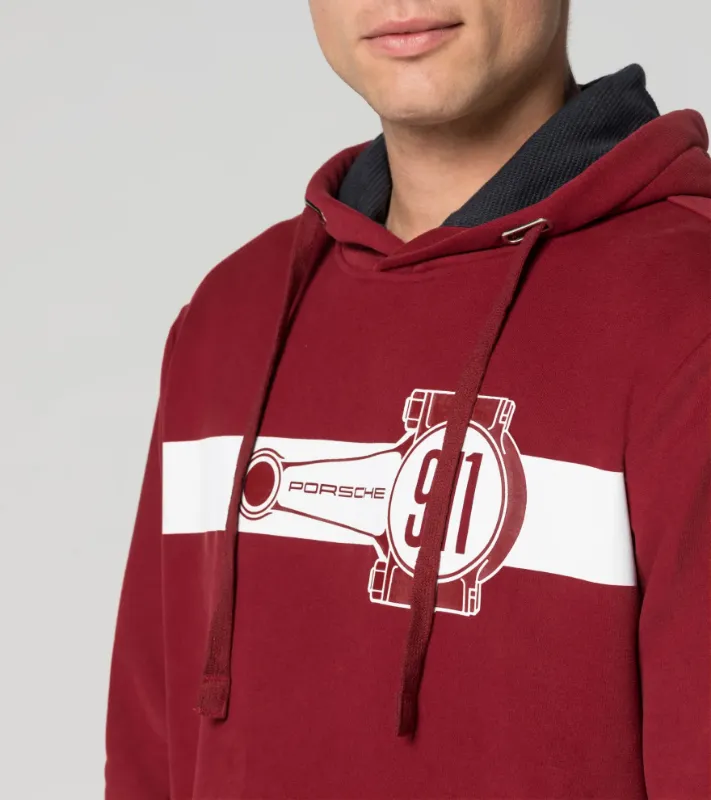 ERKEK BORDO HOODIE-2